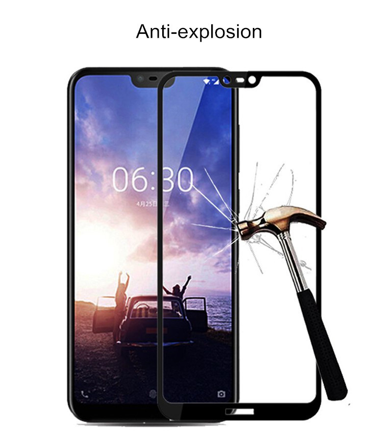 Bakeeytrade-Anti-explosion-Full-Cover-Tempered-Glass-Screen-Protector-for-Nokia-X6--61-Plus-1345455-2